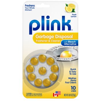 Plink 9010PRO Garbage Disposal Cleaner and Deodorizer Carton, Lemon, Cloudy Pale Yellow