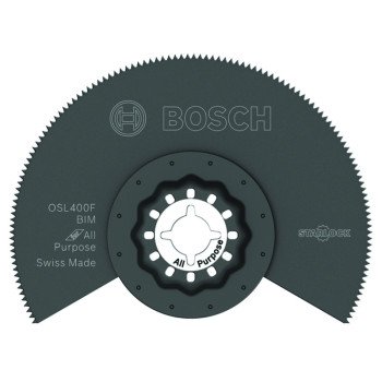 Bosch Starlock OSL400F Oscillating Saw Blade, 4 in, Bi-Metal