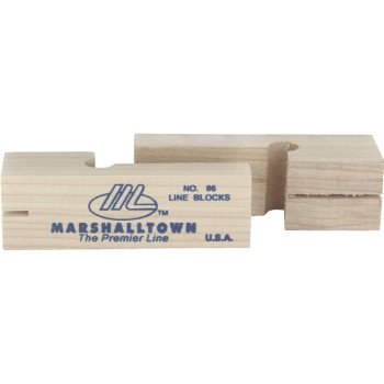 Marshalltown 86 Line Block, 3-3/4 in L, Wood