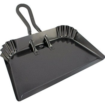 Simple Spaces DL-5006 Dustpan, 17-3/4 in L, 17 in W, Steel, Black