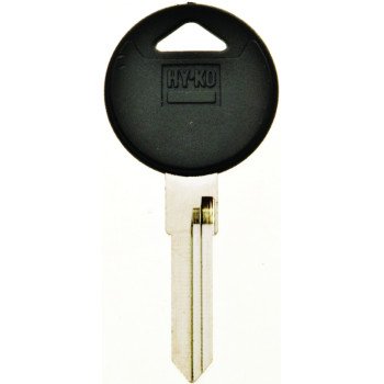 Hy-Ko 12005VW37 Automotive Key Blank, Brass/Plastic, Nickel, For: Volkswagen Vehicle Locks