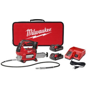 Milwaukee M18 Series 2646-22CT Grease Gun Kit, 14-1/2 oz Cartridge, 10000 psi Air