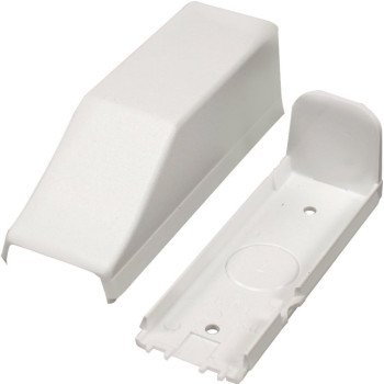 Wiremold NMW17 Raceway Conduit Connector, Plastic, White