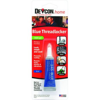 Devcon 24345 Threadlocker, Liquid, Mild, Blue, 0.2 oz, Bottle