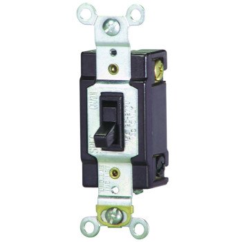 Eaton Wiring Devices WD1242-7B-BOX Toggle Switch, 15 A, 120 V, Push-In Terminal, Polycarbonate Housing Material