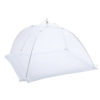 Mr. BAR-B-Q 02015Y Food Tent, Plastic, White