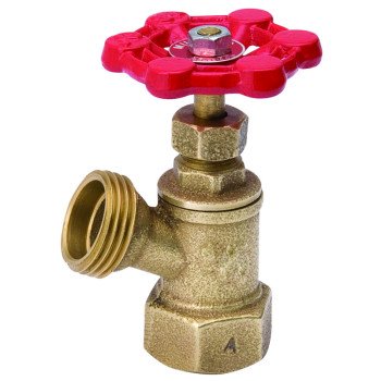 B & K ProLine Series 102-803HC Boiler Drain Valve, 1/2 in Connection, FIP, 125 psi Pressure, Brass Body