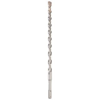 Milwaukee M/2 48-20-7474 Hammer Drill Bit, 1/2 in Dia, 12 in OAL, Spiral Flute, 4-Flute, 25/64 in Dia Shank