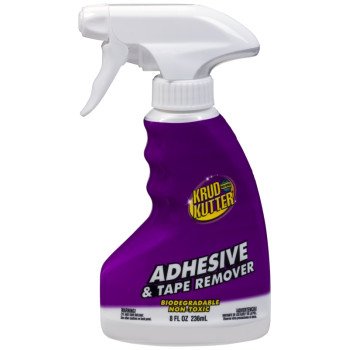 Krud Kutter 336247 Adhesive Remover, Liquid, Solvent-Like, Light Yellow, 8 oz