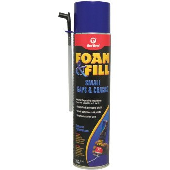 Red Devil Foam & Fill 0920 Foam Sealant, Champagne, 20 oz Aerosol Can