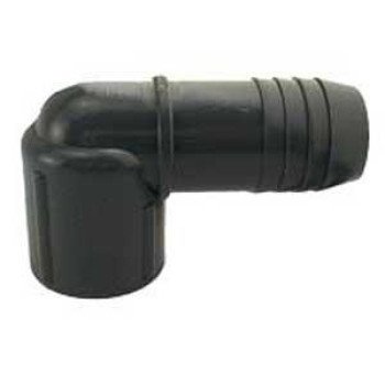 Boshart PVCFRE-0705 Pipe Elbow, 3/4 x 1/2 in, FPT x Insert, 90 deg Angle, PVC