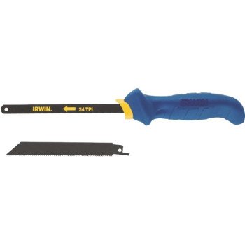 Irwin 2015100 Handsaw, 10 in Metal, 5-1/4 in Wood L Blade, 10 Wood, 24 Metal TPI, Ergonomic Handle