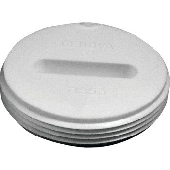 Canplas 193063 Toe Saver Floor Plug, 3 in, MNPT, PVC, White