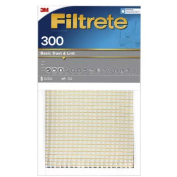 Filtrete 311-6 Basic Dust Filter, 14 in L, 14 in W, 5 MERV, 300 MPR, For: Air Conditioner, Furnace and HVAC System