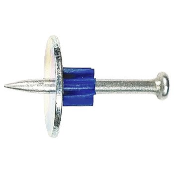 Blue Point Fasteners PDW25-63F10 Drive Pin with Metal Round Washer, 0.14 in Dia Shank, 2-1/2 in L