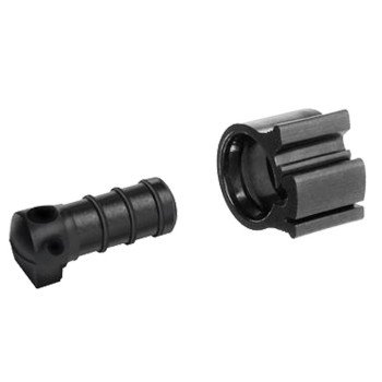 Flair-It PEXLOCK 30862 Pipe Plug with Clamp, 3/8 in, Black