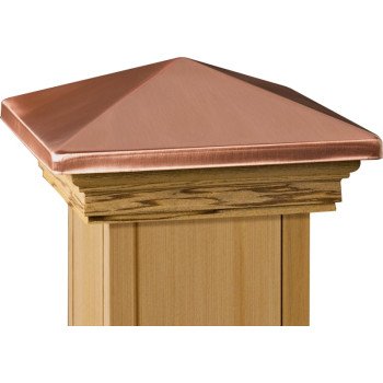 Maine Ornamental 72227 Post Cap, 6 in L, Cedar