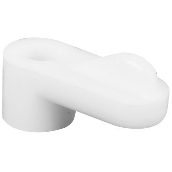 Make-2-Fit PL 7773 Window Screen Clip with Screw, Plastic, White, 12/PK