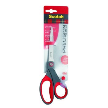 Scotch 1448 Scissors, Stainless Steel Blade, Comfort-Grip Handle, 8 in OAL