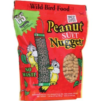 C&S Nuggets CS06105 Bird Food, High-Energy, Peanut Flavor, 27 oz Bag