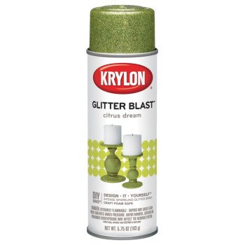 Krylon K03808A00 Craft Spray Paint, Glitter, Citrus Dream, 5.75 oz, Can