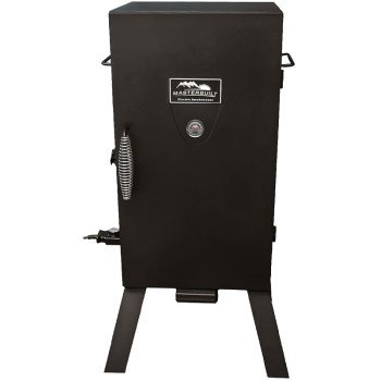 Masterbuilt MB20070210 Analog Electric Smoker, 30 in D Cooking Surface, Steel Cooking Surface, Steel, Black