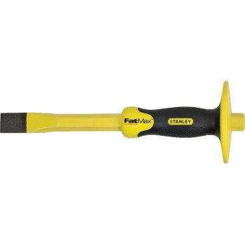 STANLEY FMHT16494 Cold Chisel with Guard, 1 in Tip, 12 in OAL, Steel Blade