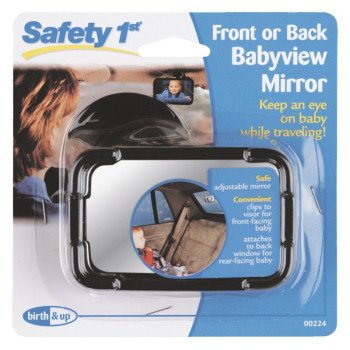 Safety 1st 48919 Baby View Mirror, Rear View, Black