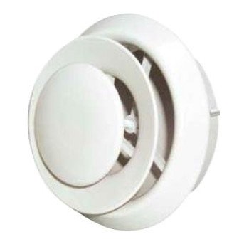 Imperial VT0111 Air Diffuser, 5, 6 in Duct Opening, Plastic, White