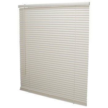 Simple Spaces PVCMB-5AA Blind, 64 in L, 30 in W, Vinyl, Alabaster