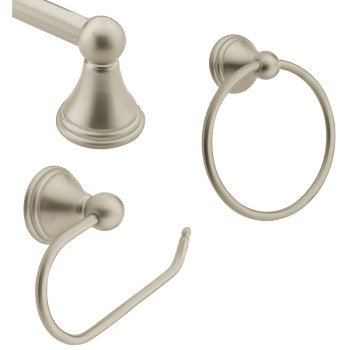 Moen Preston Series DN8433BN Bath Hardware Set, Metal, Brushed Nickel