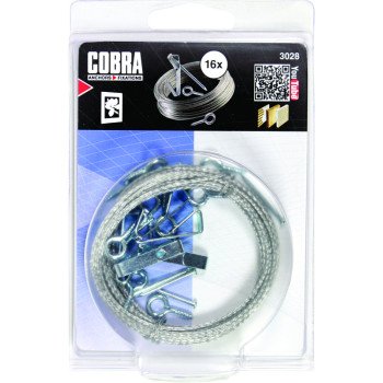 Cobra Anchors 3028 Nail-In Hook Set