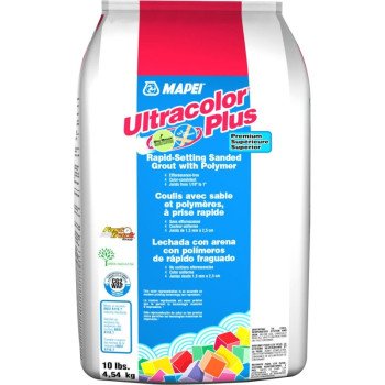 Mapei Ultracolor Plus FA 6BU000905 All-in-One Grout, Gray, 10 lb Bag