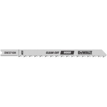 DEWALT DW3710H Jig Saw Blade, 1/4 in W, 4 in L, 10 TPI