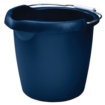 Rubbermaid Roughneck FG296900ROYBL Utility Bucket, 15 qt Capacity, Plastic, Royal Blue