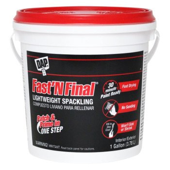 DAP 12143 Spackling Paste White, White, 1 gal Tub