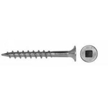 Reliable FKCSS Series FKCSS8114C1 Deck Screw, #8-10 Thread, 1-1/4 in L, Coarse Thread, Bugle Head, Square Drive, 100 BX