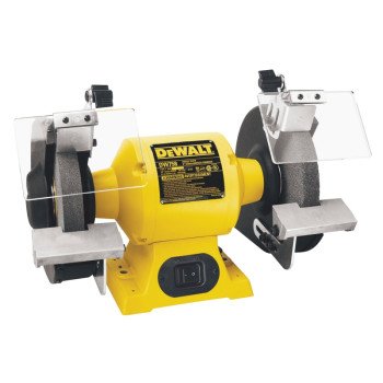 DEWALT DW756 Bench Grinder, 120 V, 4 A, 1/2 in Arbor/Spindle, 6 in Dia Wheel, 3450 rpm Speed