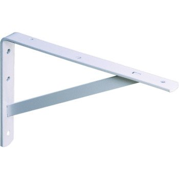 Knape & Vogt 208 WH 550 Shelf L-Bracket, 21.4 in L, 14.2 in H, Steel