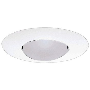 Halo 300P Recessed Light Trim, Metal Body, White