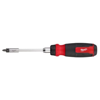 Milwaukee 48-22-2904 27-in-1 Ratcheting Multi-Bit Screwdriver, 1/4 in Drive, Hex Drive, 10.12 in OAL, Plastic Handle
