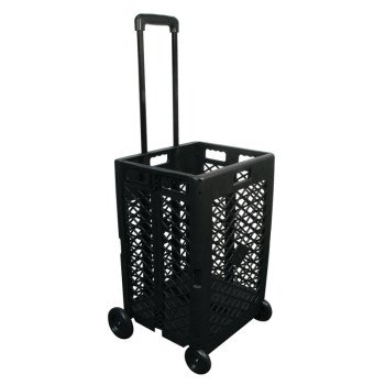 Olympia Tools PACK-N-ROLL Series 85-404 Mesh Rolling Cart, 55 lb, 13 in OAW, 25 in OAH, 17 in OAD, Plastic