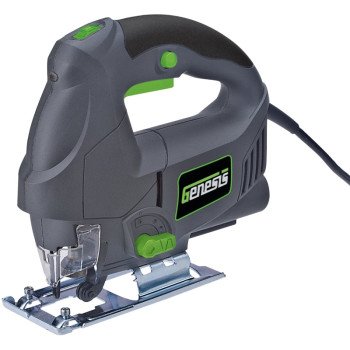 Genesis GJS500 Jig Saw, 5 A, 1/4 in Steel, 3-3/16 in Wood Cutting Capacity, 3/4 in L Stroke, 0 to 3000 spm