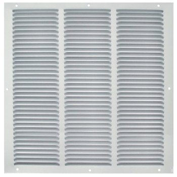 ProSource 1RA1818 Air Return Grille, 19-3/4 in L, 19-3/4 in W, Square, Steel, White, Powder Coated