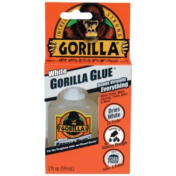 Gorilla 5201205 Glue, Clear Yellow, 2 oz Bottle