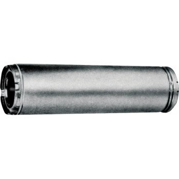 AmeriVent 6HS-12 Chimney Pipe, 9 in OD, 12 in L, Galvanized Stainless Steel