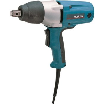 Makita TW0350 Impact Wrench with Detent Pin Anvil, 3.5 A, 1/2 in Drive, Square Drive, 2000 ipm, 8.2 ft L Cord