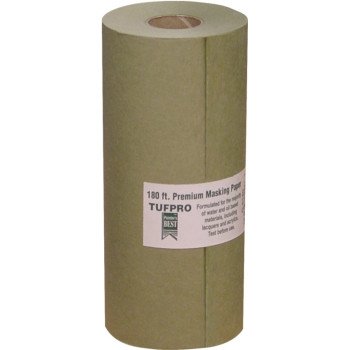 Trimaco EasyMask 12206 Trim Masking Paper, 180 ft L, 6 in W, Green