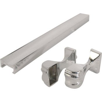 Prime-Line M 6093 Towel Bar and Bracket, Aluminum, Chrome, For: Shower and Tub Enclosure Doors