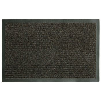 Fanmats 27392 Ribbed Utility Mat, 28 in L, 18 in W, Polypropylene Rug, Brown